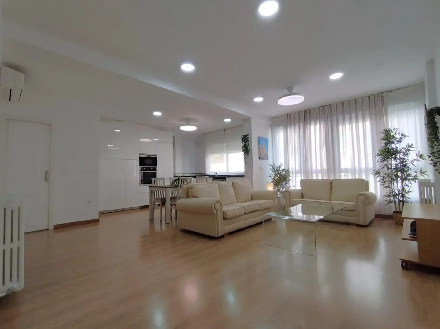 Living room of Flat for rent in Murcia  with Air Conditioner, Heating and Furnished