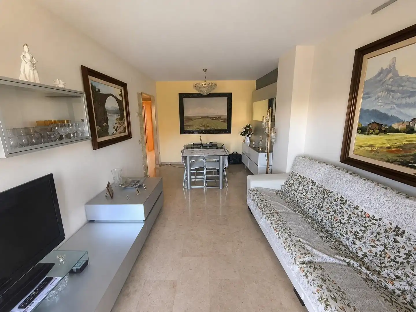Wohnzimmer von Wohnung zum Verkauf in Manresa mit Heizung, Terrasse und Balkon
