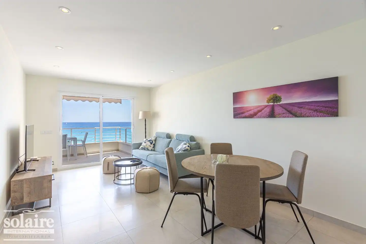 Sala d'estar de Apartament de lloguer en Altea amb Aire condicionat, Calefacció i Terrassa