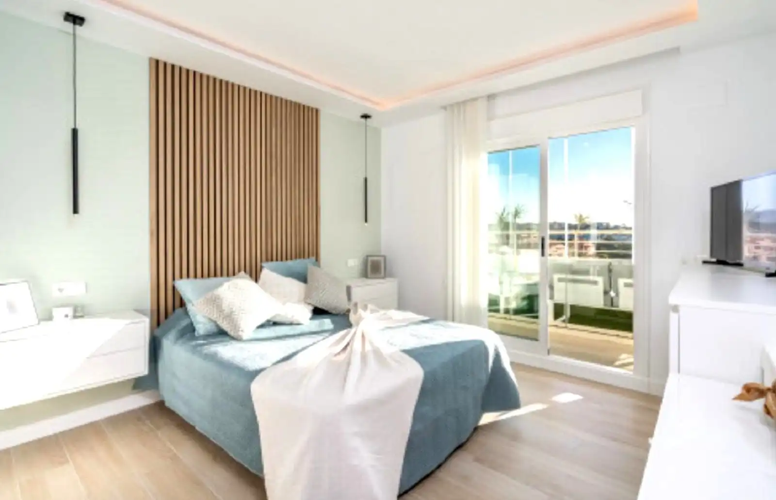 Habitación de Apartamento en venta en Mijas con Aire acondicionado, Terraza y Trastero