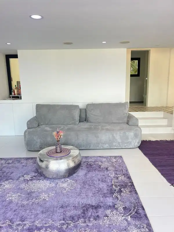 Sala de estar de Casa o chalet en venta en Sant Josep de sa Talaia con Aire acondicionado, Calefacción y Jardín privado