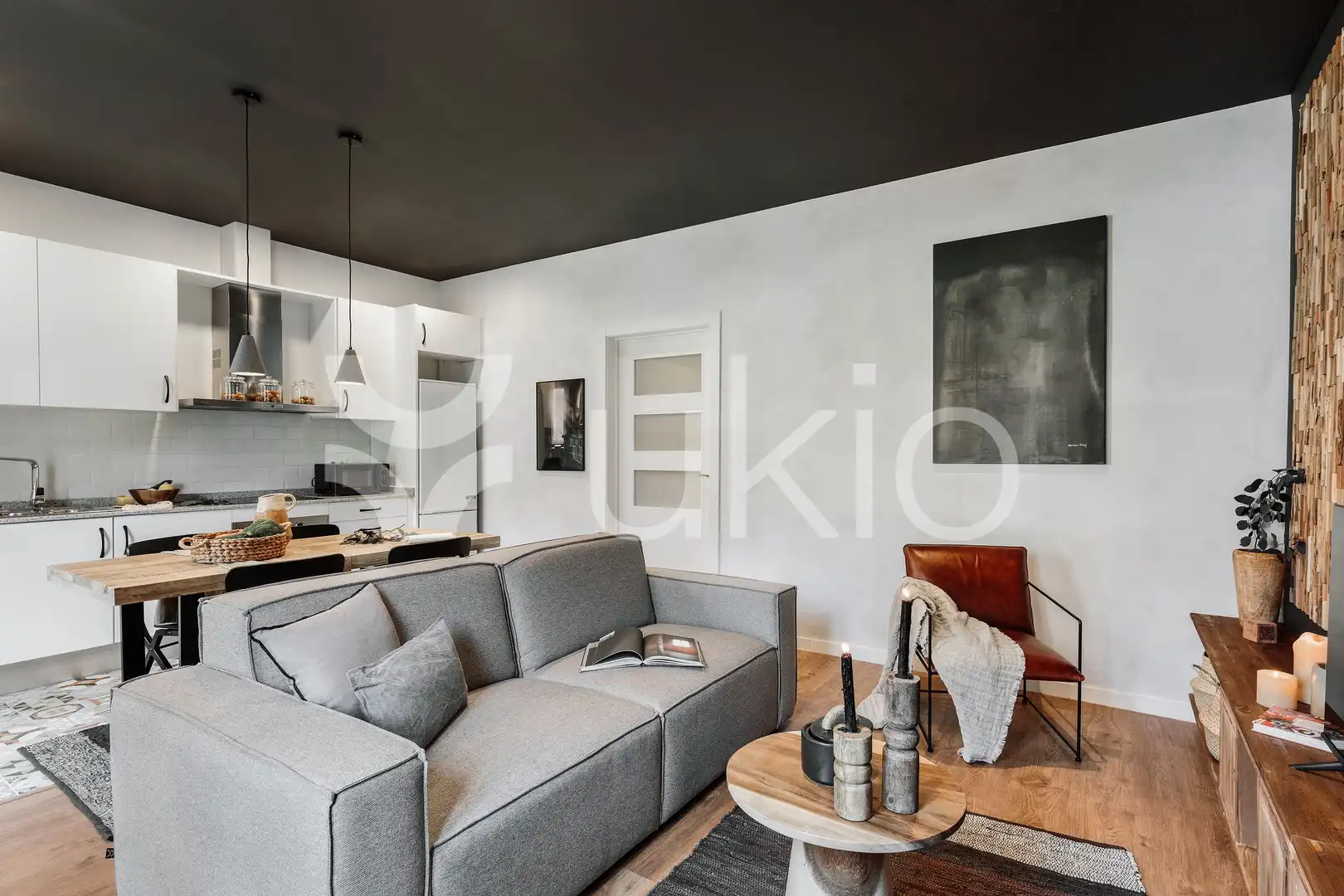 Living room of Apartments for rent in Barcelona  with Air Conditioner, Heating and Furnished