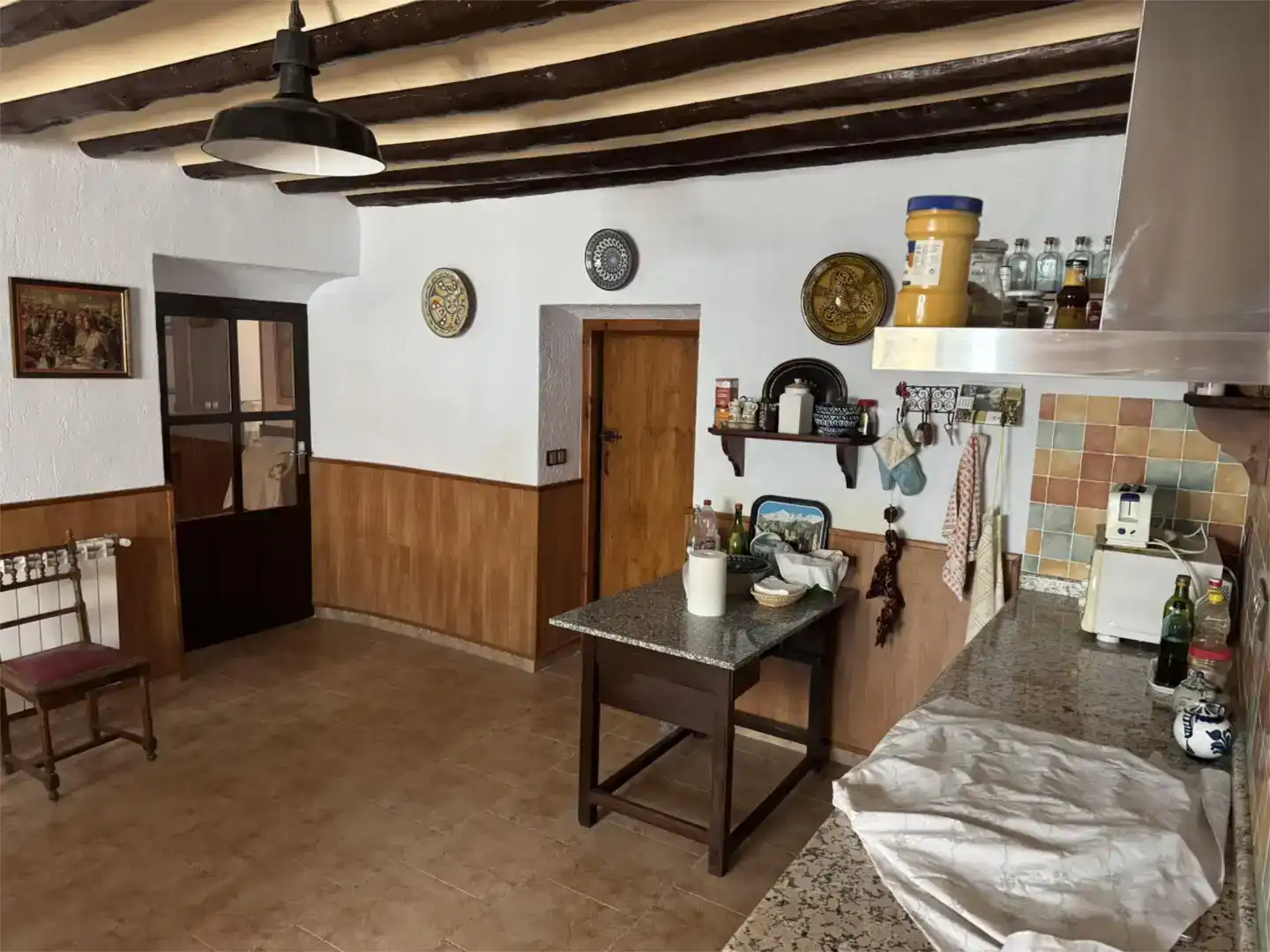 Cocina de Finca rústica en venta en Galera con Jardín privado, Trastero y Amueblado