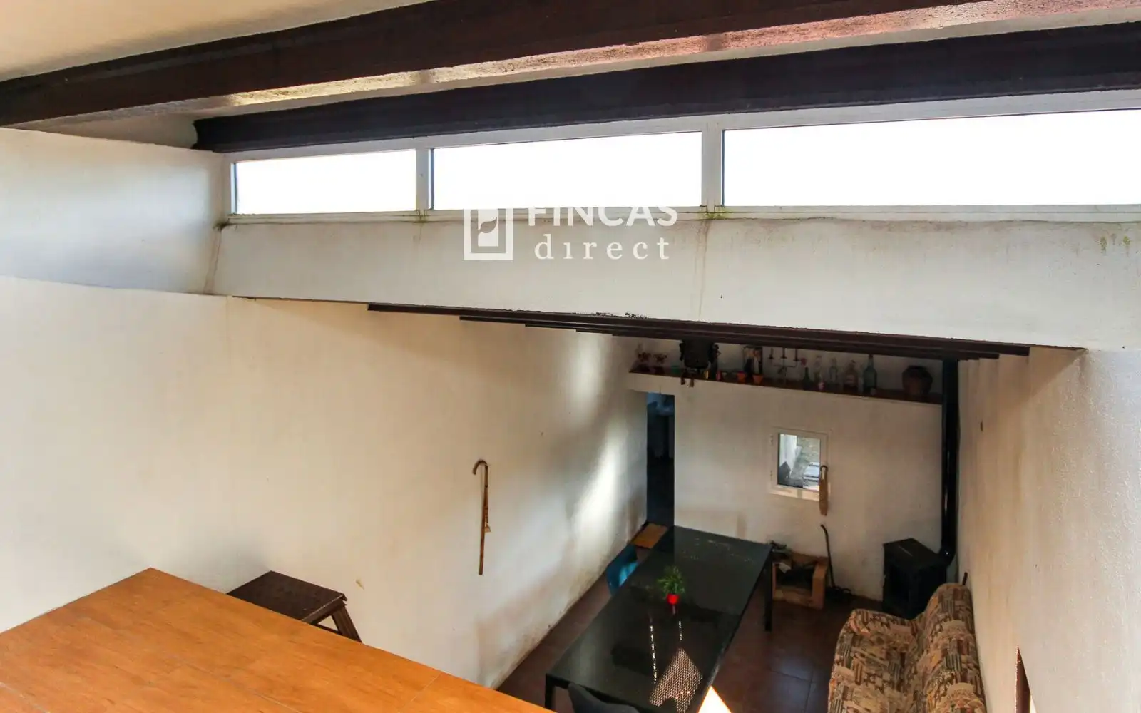 Sala d'estar de Finca rústica en venda en Camarles amb Terrassa i Moblat