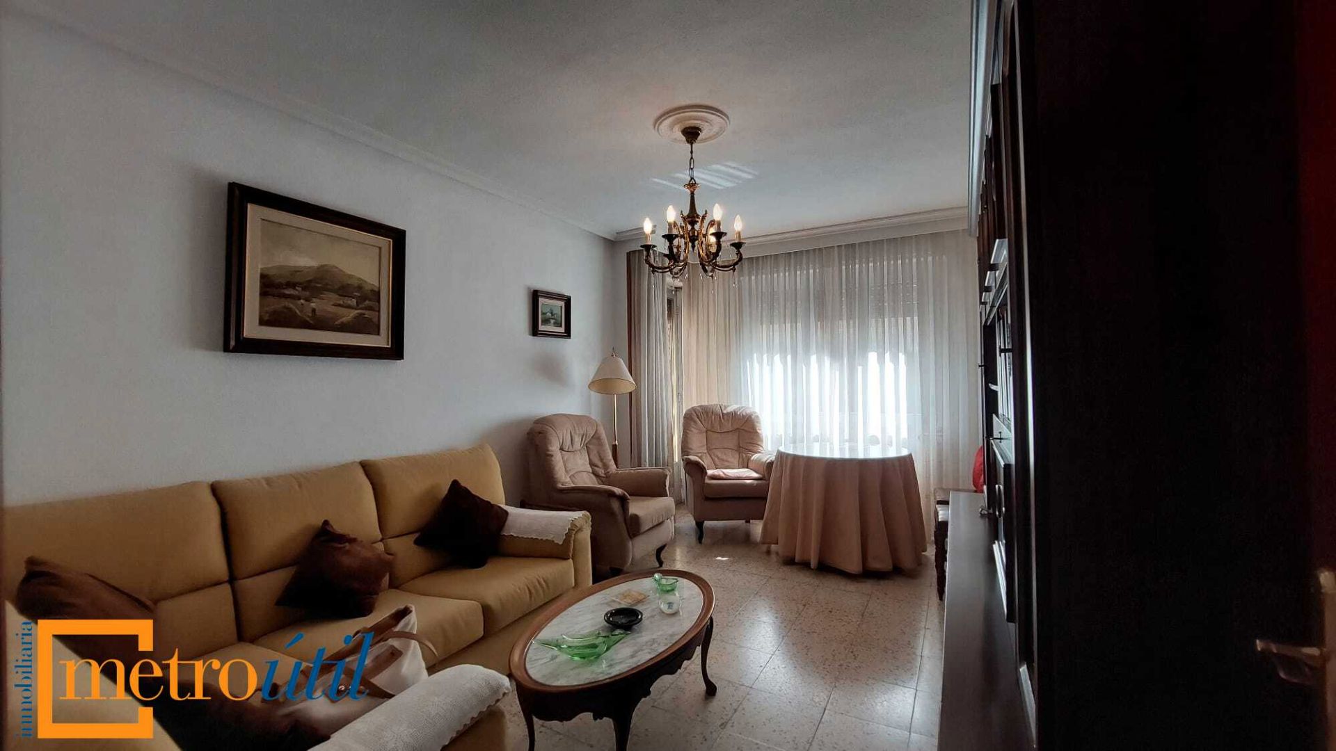 Living room of Flat for sale in Salamanca Capital  with Heating, Furnished and Balcony