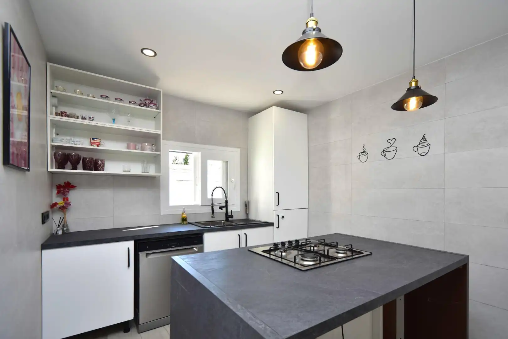 Cuina de Casa o xalet en venda en  Palma de Mallorca amb Aire condicionat, Jardí privat i Terrassa