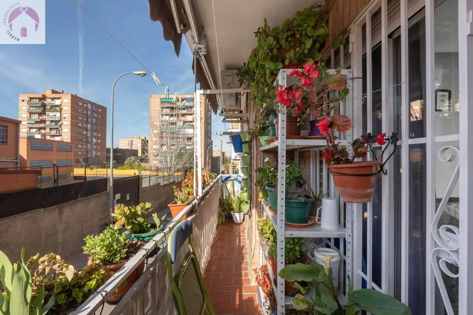 Balcony of Flat for sale in Granada  with Air Conditioner, Heating and Terrace