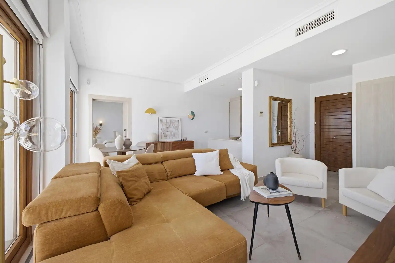 Sala de estar de Ático en venta en Xeresa con Aire acondicionado, Jardín privado y Terraza
