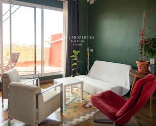 Bedroom of Attic to rent in  Valencia Capital  with Air Conditioner, Terrace and Balcony