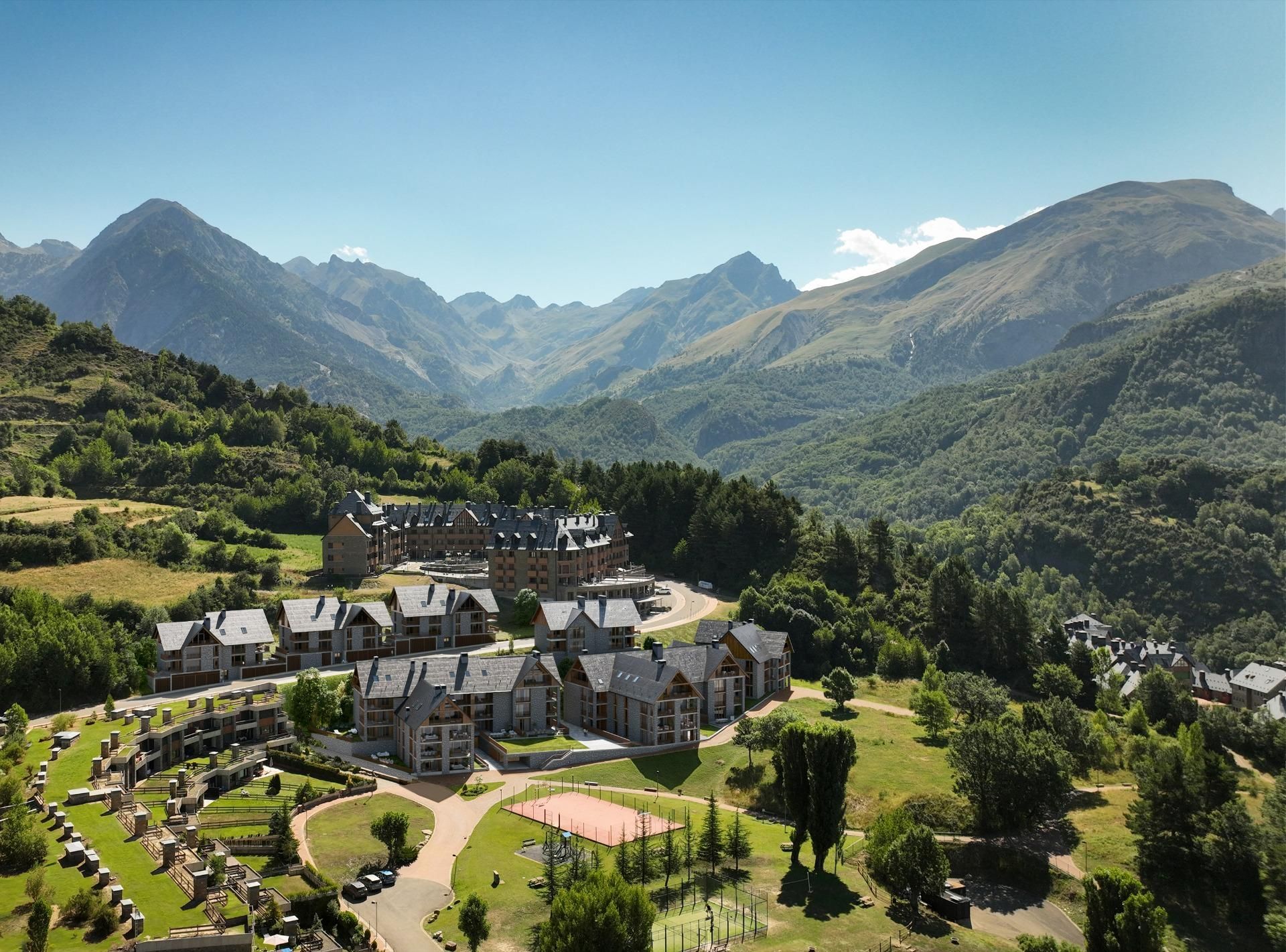 Vista exterior de Piso en venta en Panticosa con Calefacción, Jardín privado y Terraza