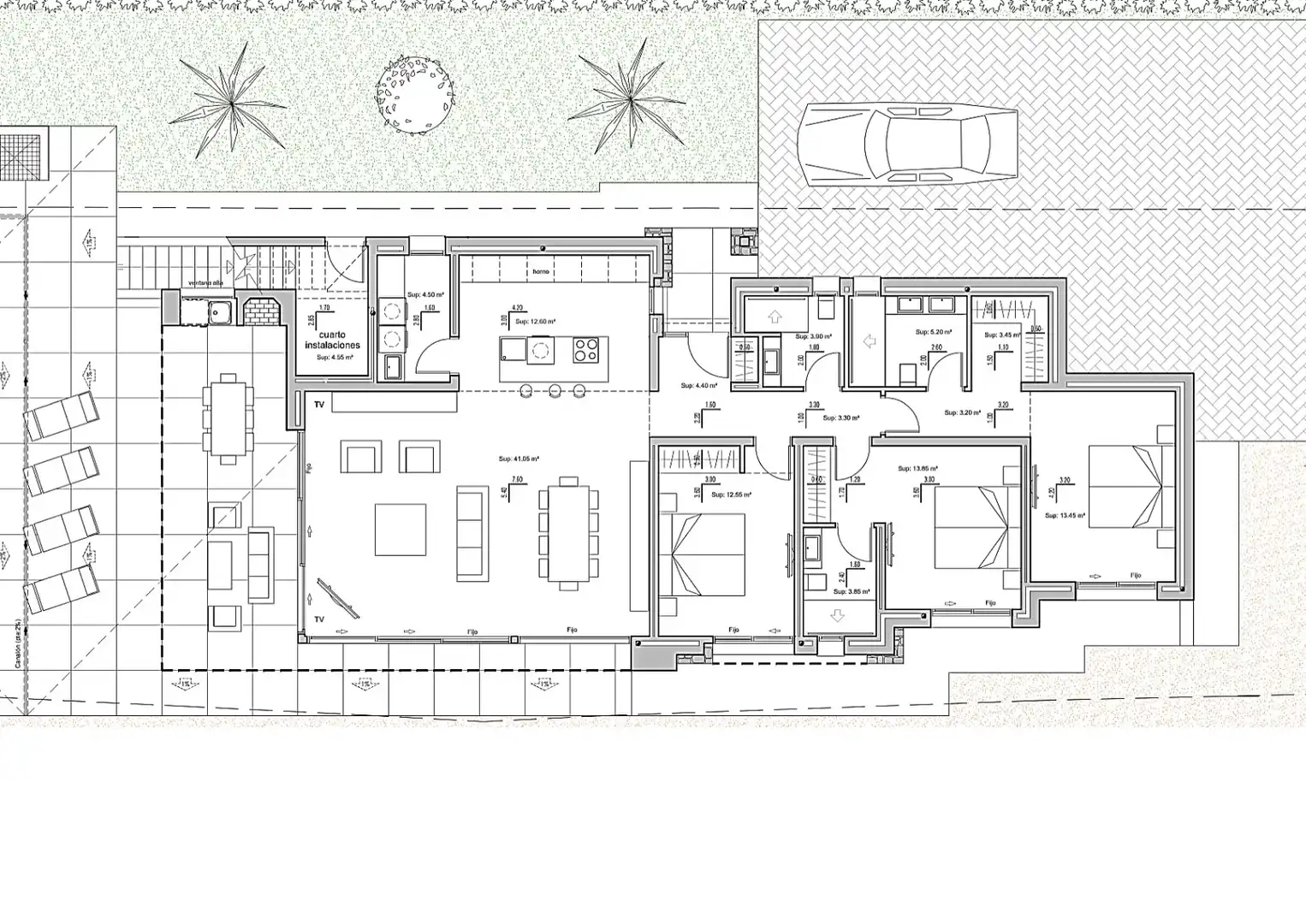 Haus oder Chalet zum Verkauf in Calpe / Calp mit Klimaanlage, Heizung und Privatgarten