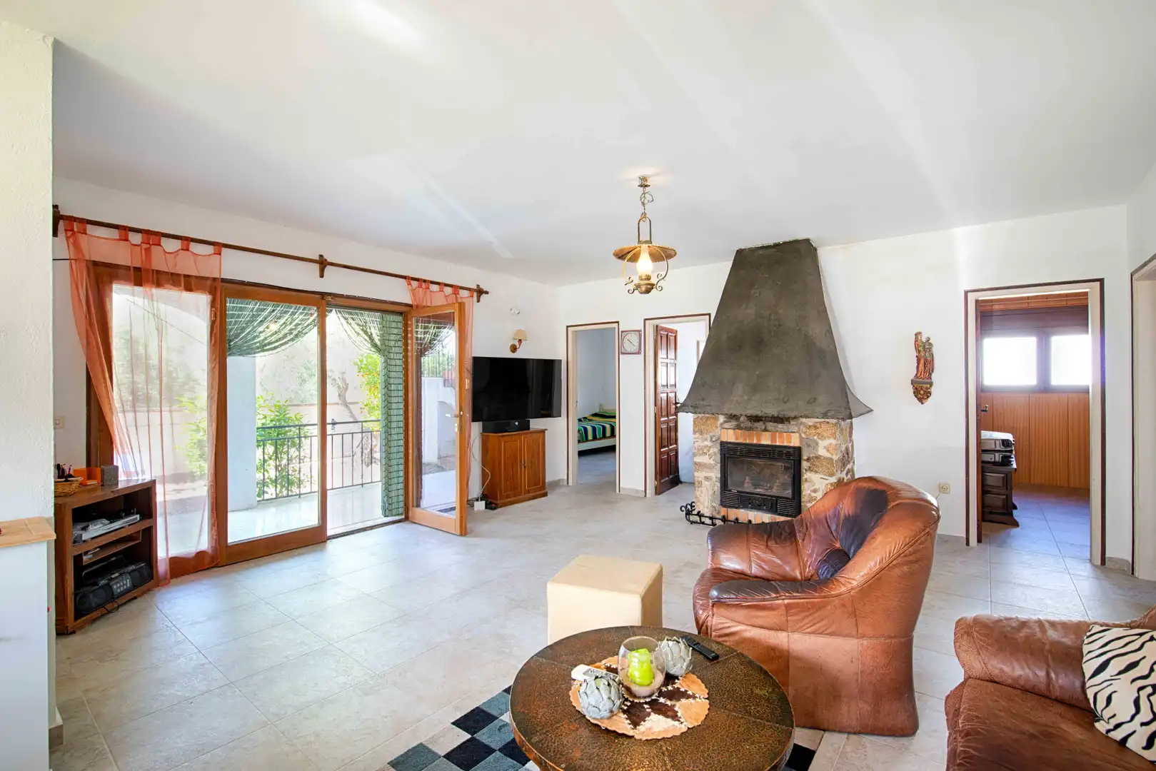 Living room of Houses for sale in Roses  with Private garden, Terrace and Furnished