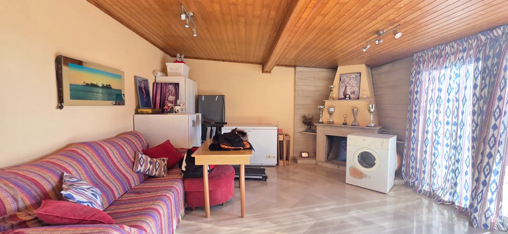 Sala de estar de Casa o chalet en venta en Terrassa con Aire acondicionado, Terraza y Balcón