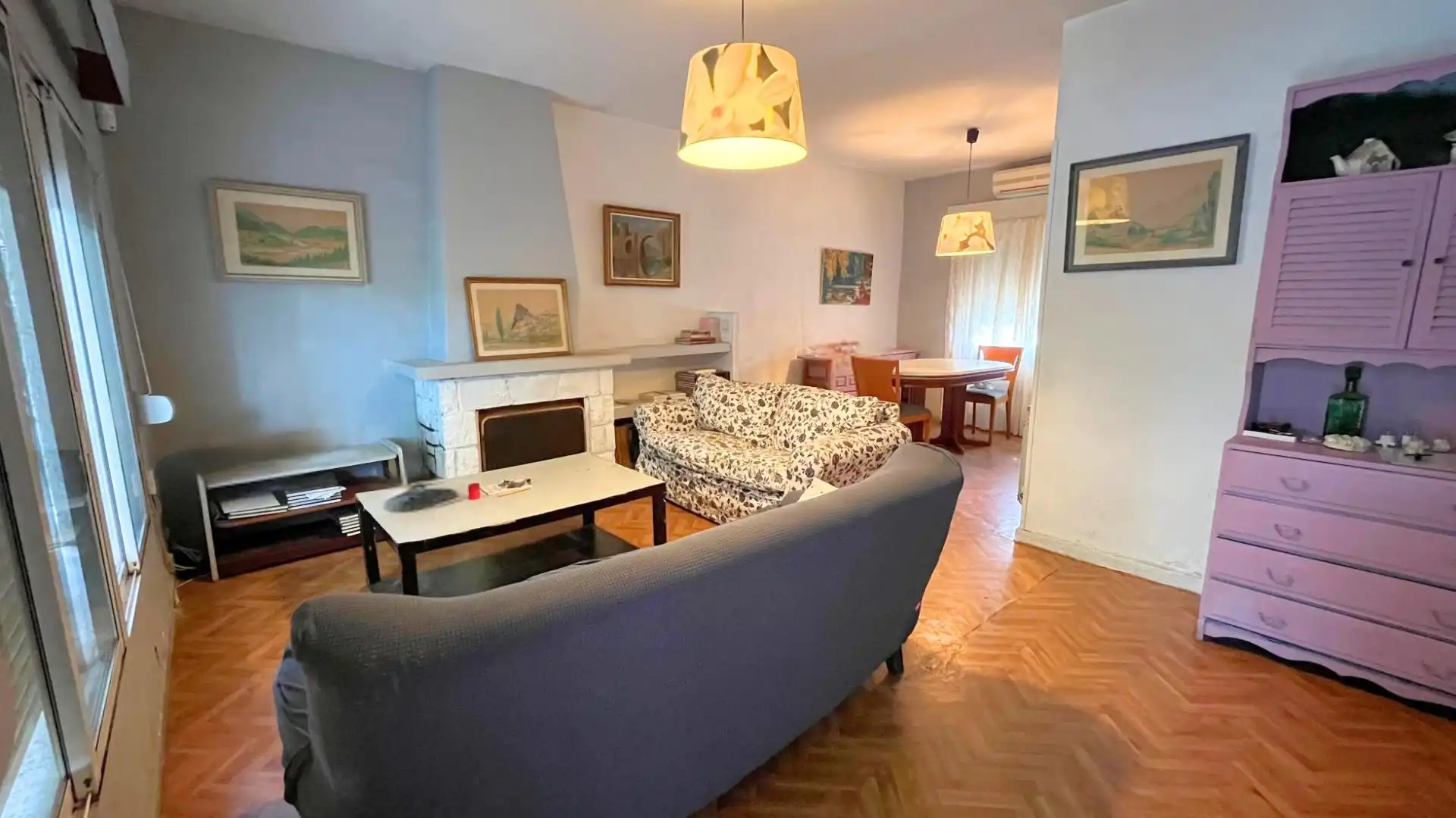 Sala de estar de Casa adosada en venta en Arganda del Rey con Calefacción, Jardín privado y Piscina comunitaria
