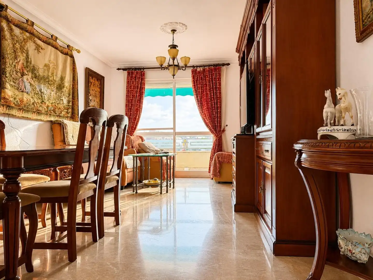 Esszimmer von Wohnung zum Verkauf in Córdoba mit Heizung, Privatgarten und Terrasse