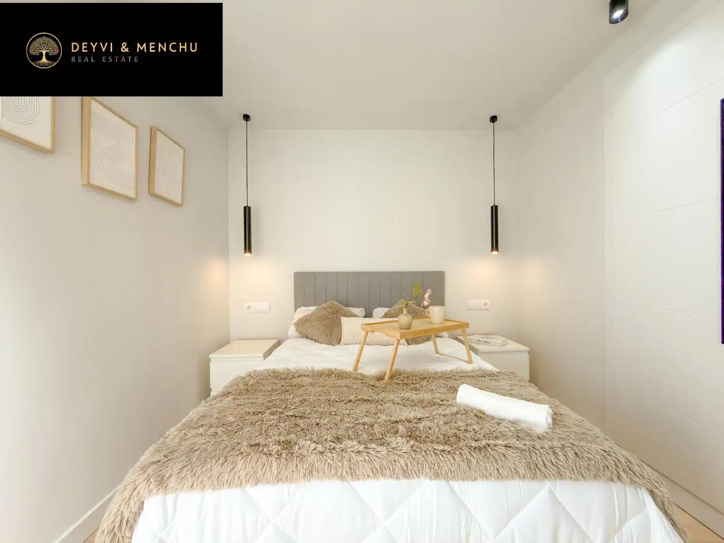 Schlafzimmer von Wohnung zum Verkauf in Madrid mit Klimaanlage, Heizung und Möbliert