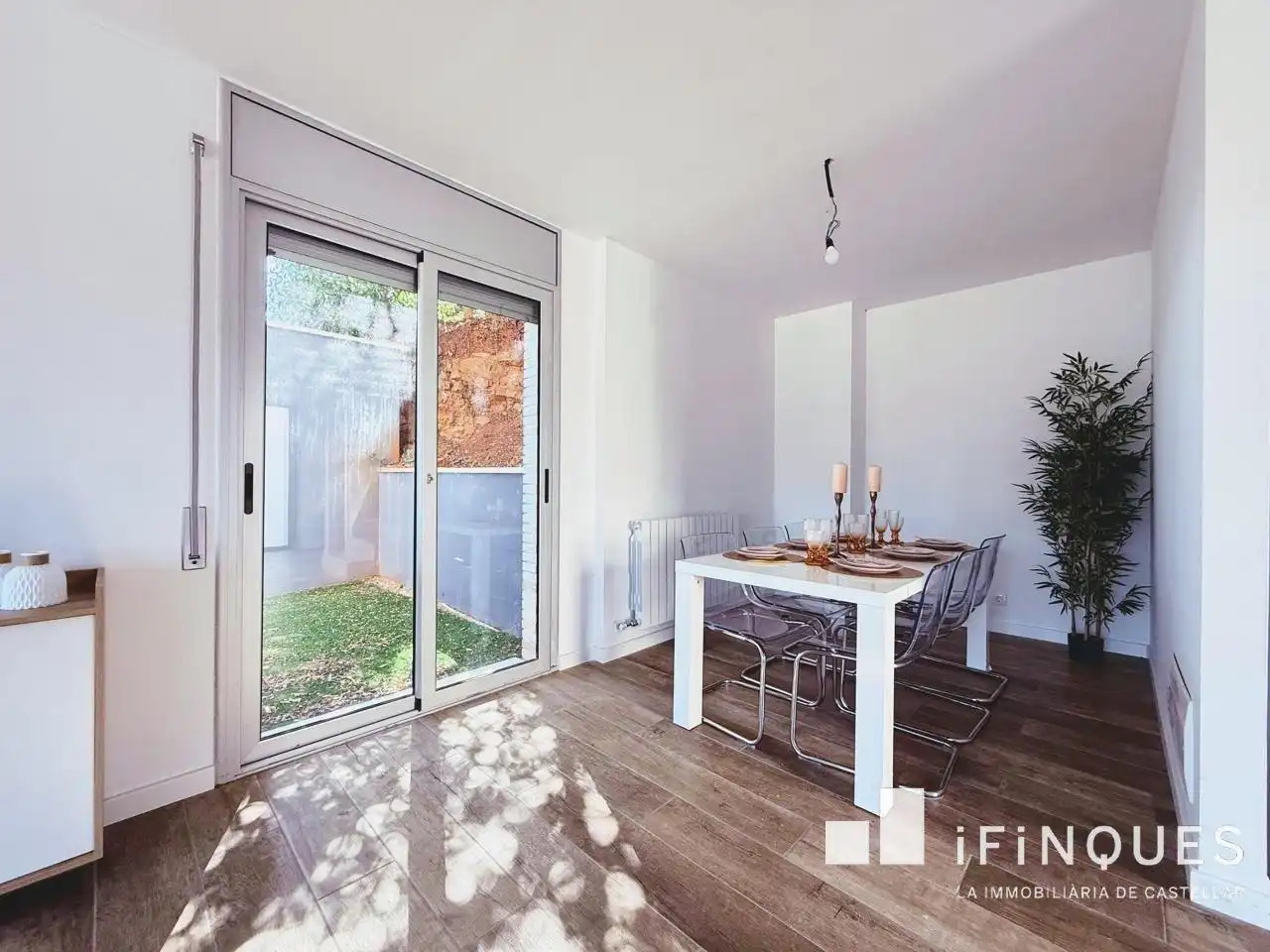 Dining room of Houses for rent in Castellar del Vallès  with Air Conditioner, Heating and Private garden