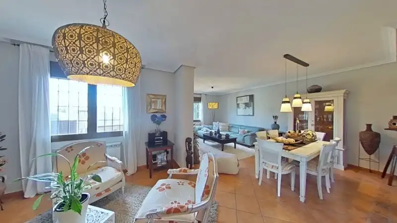 Sala d'estar de Casa o xalet en venda en Valdemanco amb Calefacció, Terrassa i Traster