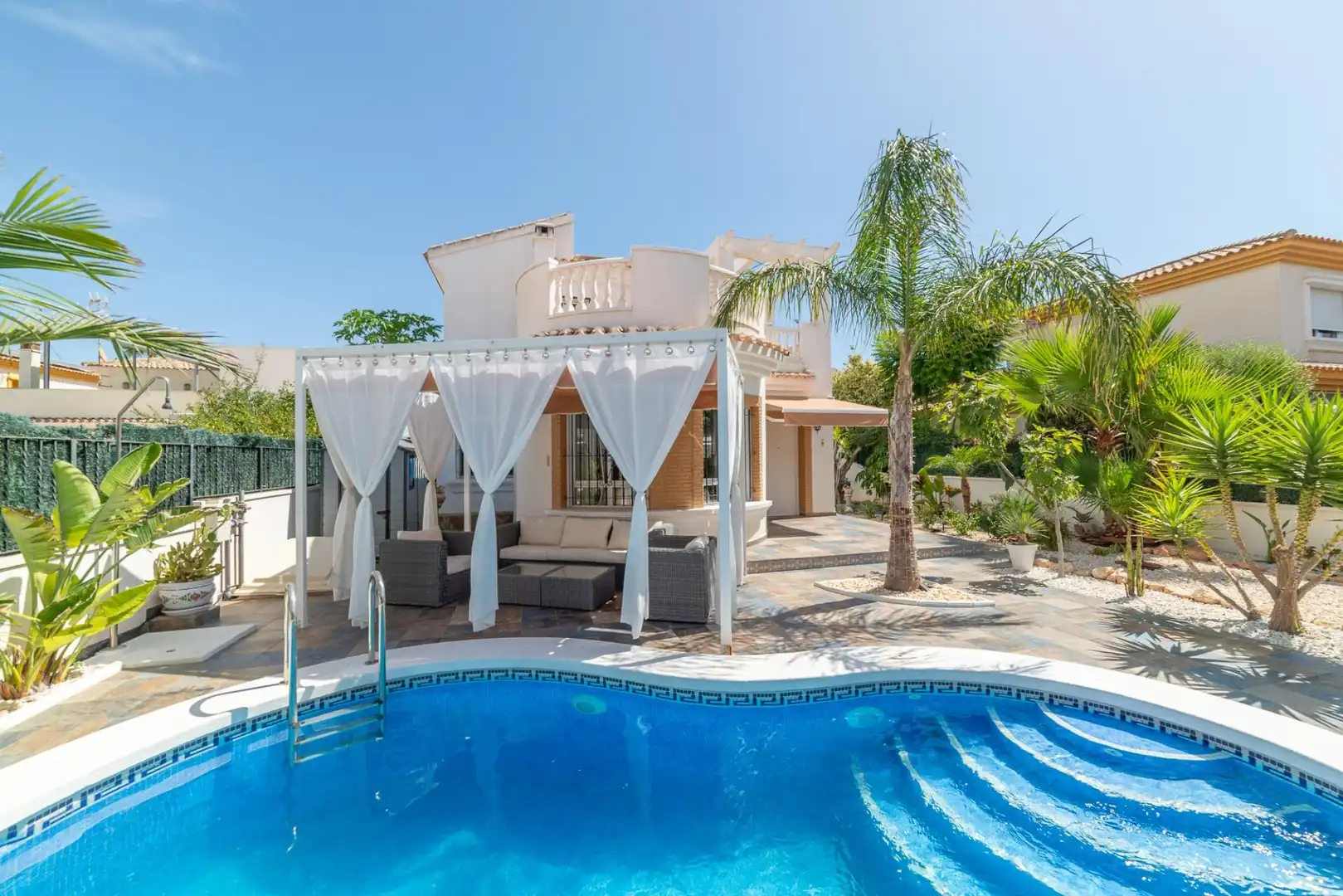 Villa con terrazza in vendita a Santiago de la Ribera, imagen 3