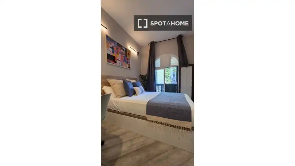 Bedroom of Flat for rent in Barcelona  with Air Conditioner, Heating and Furnished