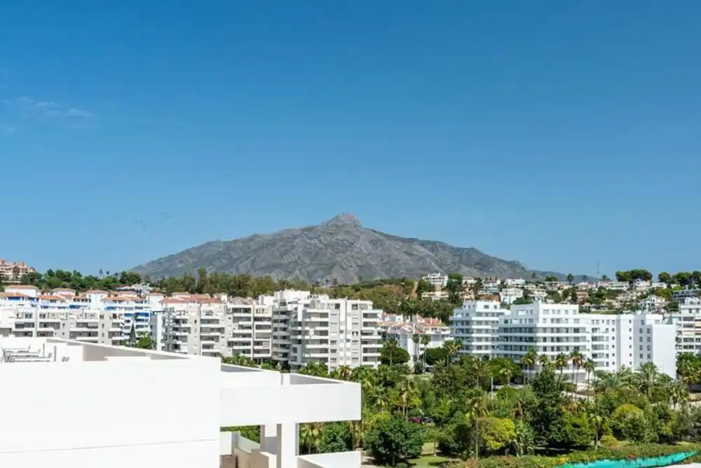 Exterior view of Apartments for rent in Marbella  with Air Conditioner, Terrace and Swimming Pool