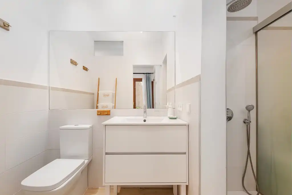 Bany de Apartament en venda en Pollença amb Aire condicionat, Moblat i Internet