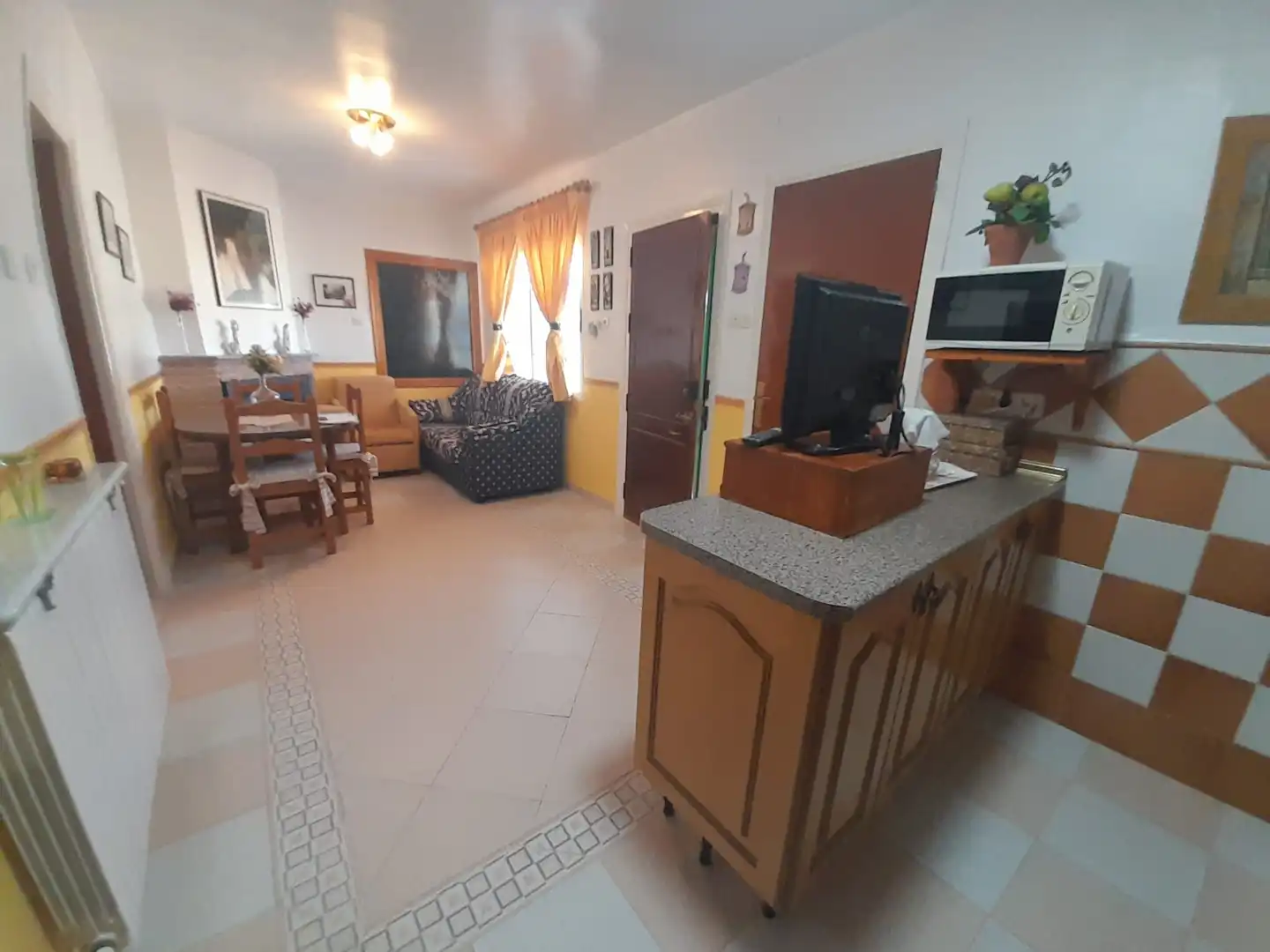 Sala d'estar de Finca rústica en venda en Almodóvar del Campo amb Traster i Piscina