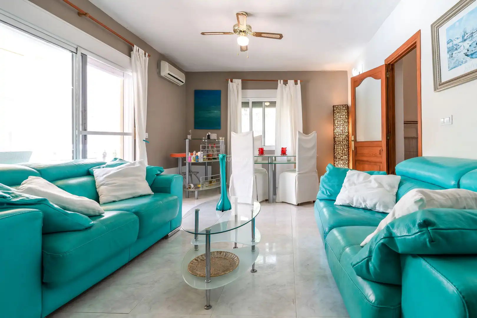 Sala de estar de Casa o chalet en venta en Altea con Aire acondicionado, Terraza y Trastero