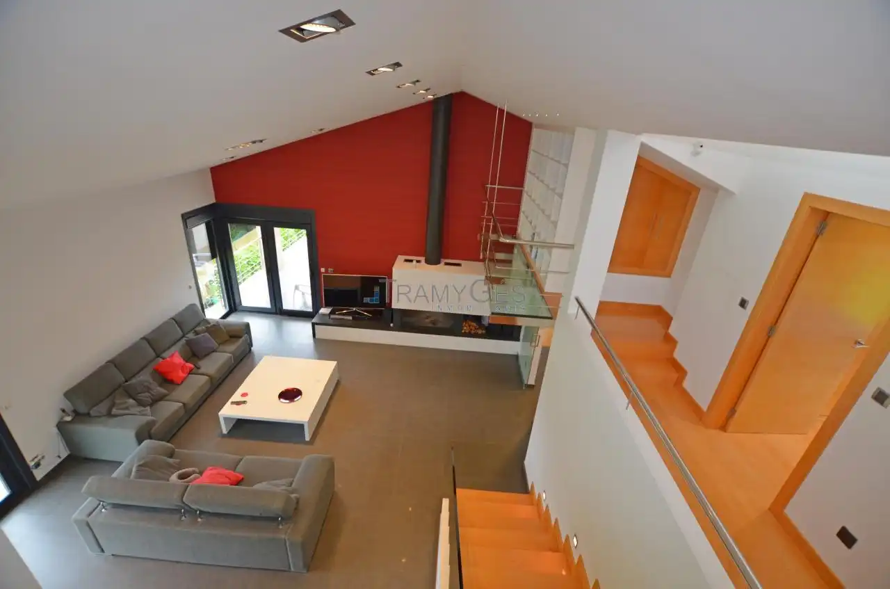 Sala de estar de Casa o chalet en venta en A Guarda   con Calefacción, Jardín privado y Terraza