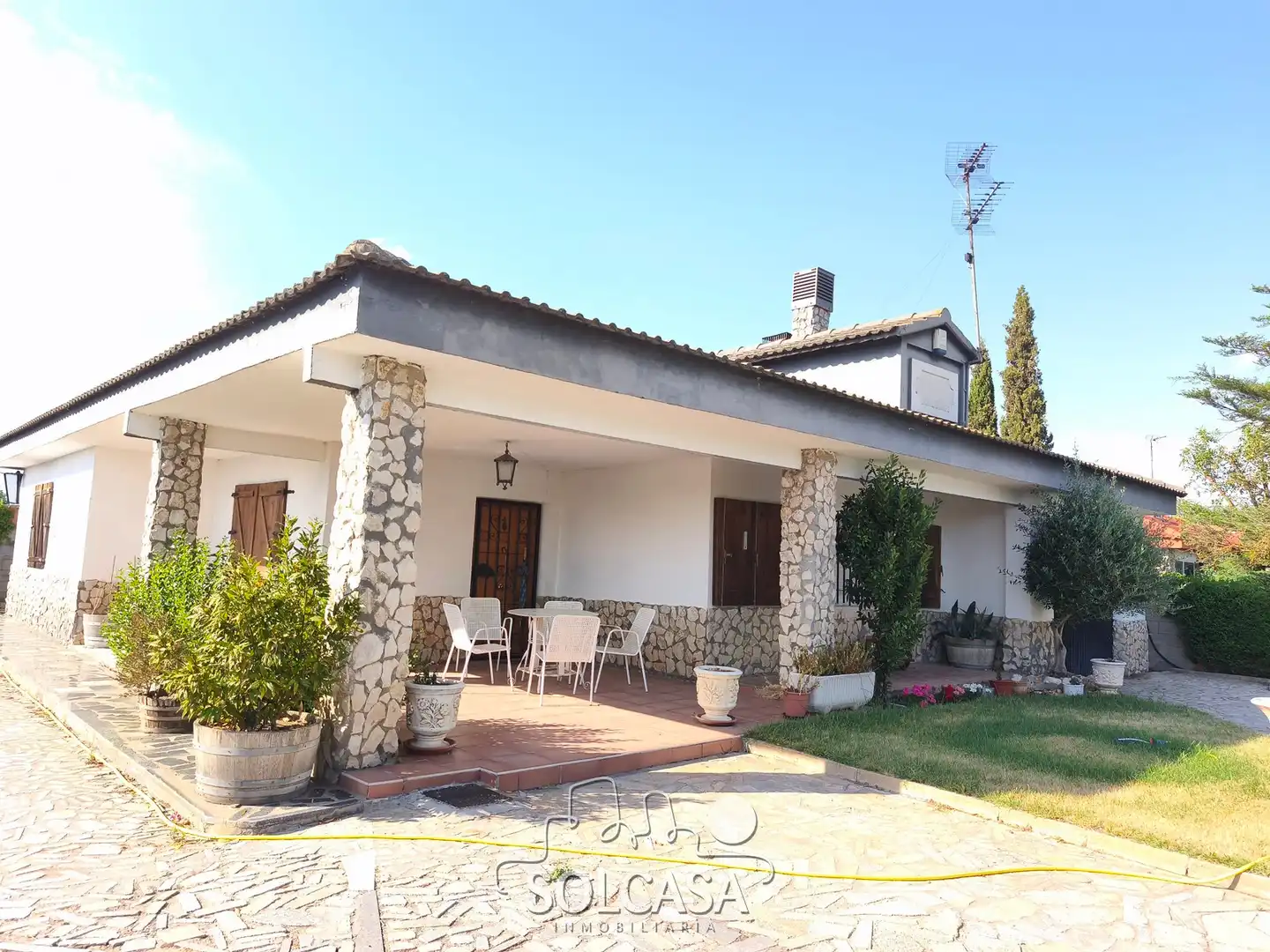 Garten von Country house zum Verkauf in Trigueros del Valle mit Heizung, Privatgarten und Schwimmbad