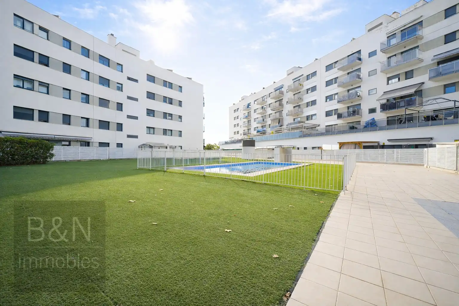 Exterior view of Flat for sale in Sabadell  with Air Conditioner, Heating and Swimming Pool