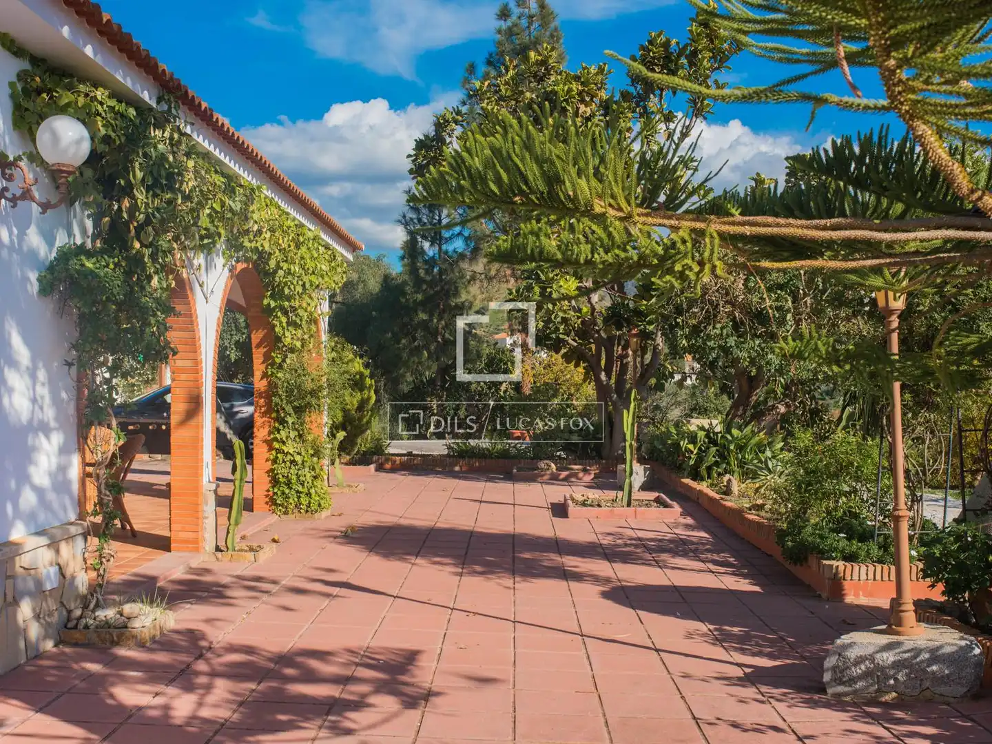 Terrassa de Casa o xalet en venda en Málaga amb Aire condicionat, Calefacció i Jardí privat