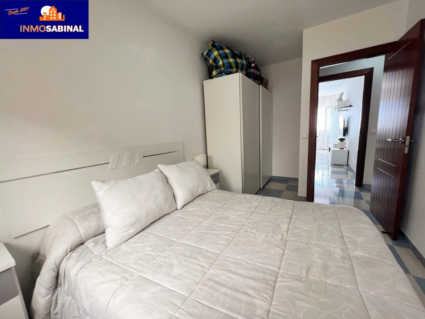 Bedroom of Flat for sale in Roquetas de Mar  with Air Conditioner, Terrace and Furnished