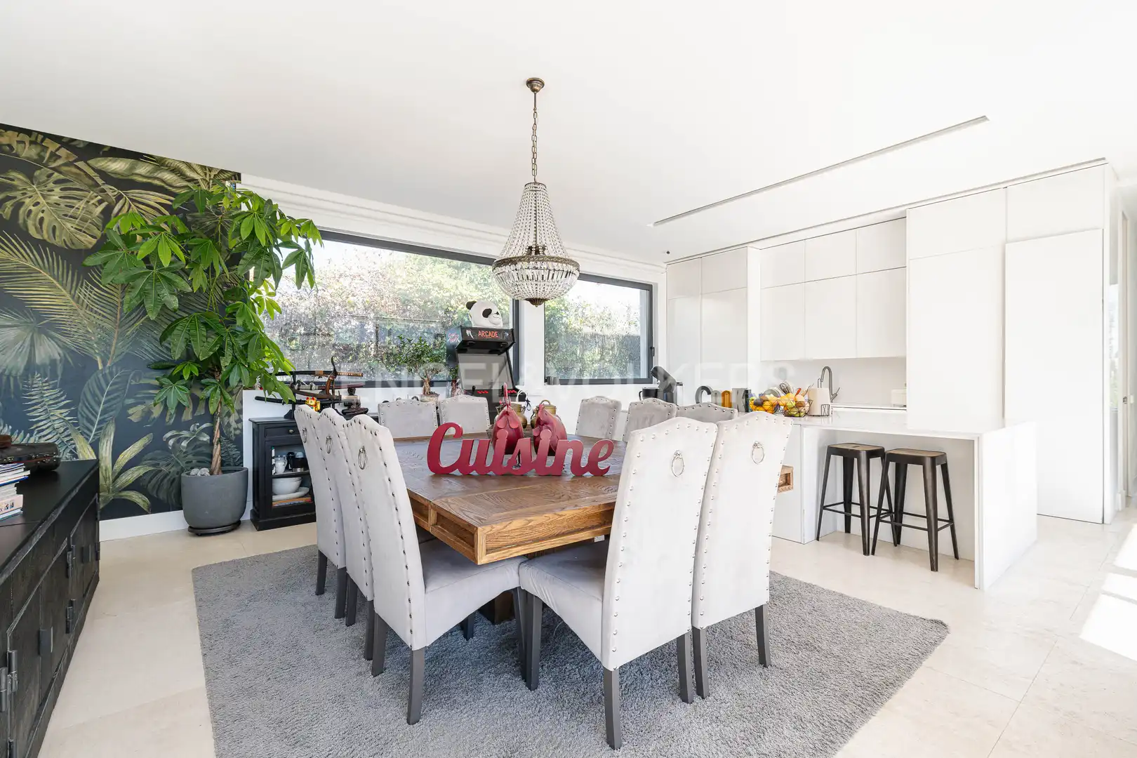 Dining room of Houses for sale in Boadilla del Monte  with Heating, Private garden and Storage room