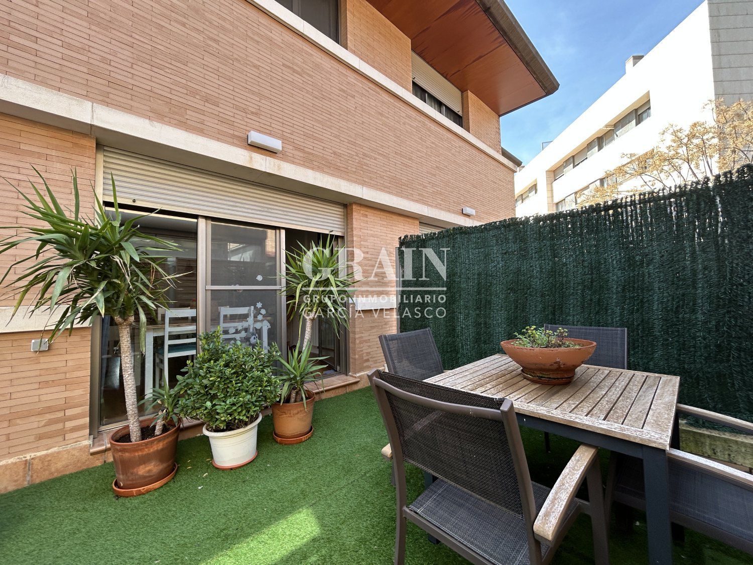 Garden of Single-family semi-detached for sale in  Albacete Capital  with Air Conditioner, Heating and Parquet flooring