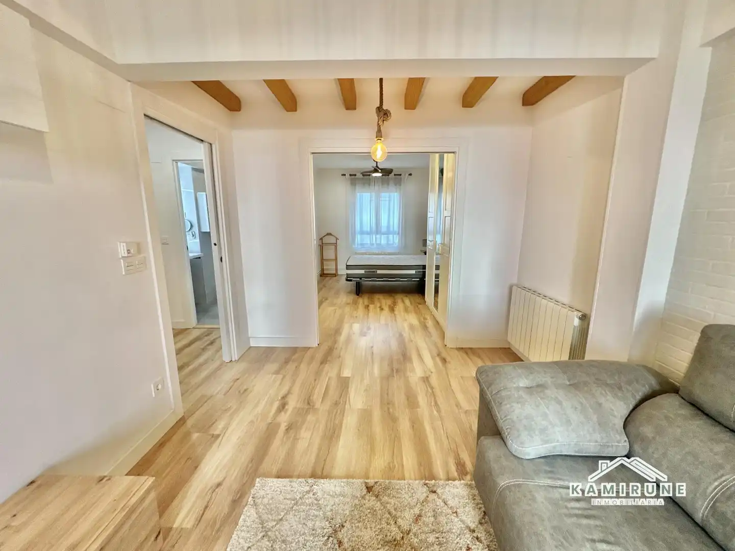 Sala de estar de Piso en venta en Bilbao  con Calefacción, Terraza y Trastero