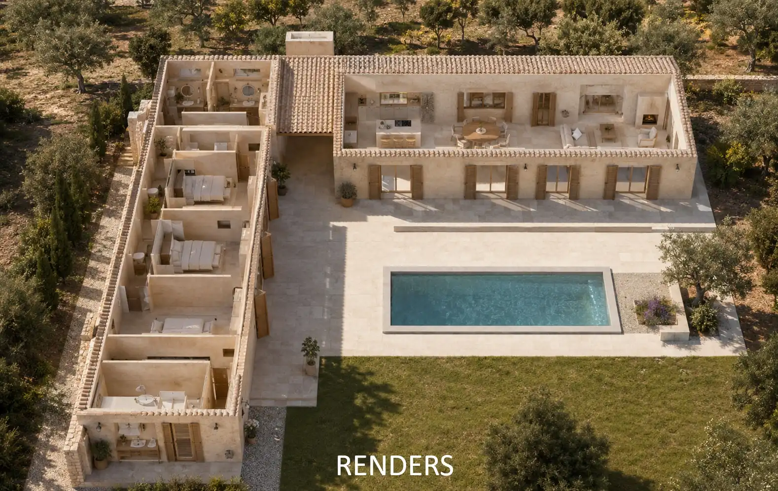 Vista exterior de Terreno en venta en Algaida