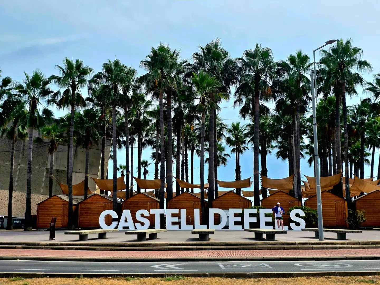 Exterior view of Flat for sale in Castelldefels  with Heating, Parquet flooring and Terrace