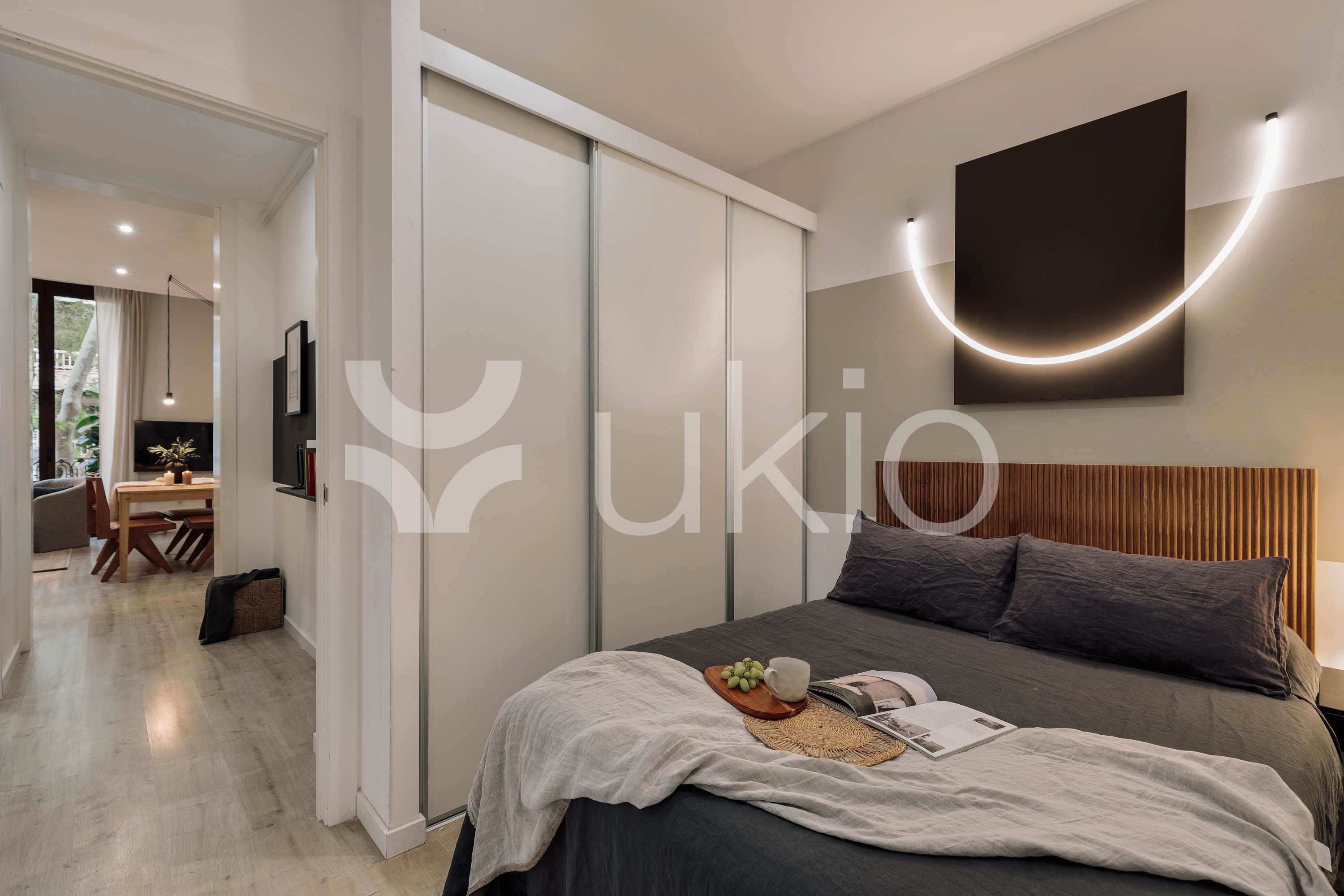 Habitación de Apartamento de alquiler en  Barcelona Capital con Aire acondicionado, Calefacción y Amueblado