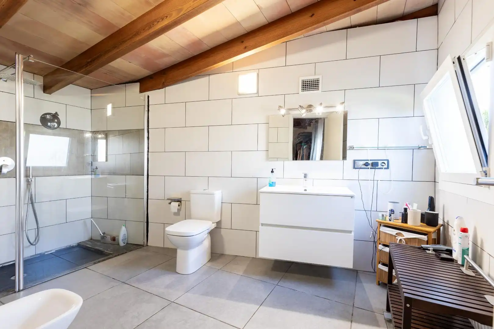 Bany de Casa o xalet en venda en  Palma de Mallorca amb Aire condicionat, Jardí privat i Parquet
