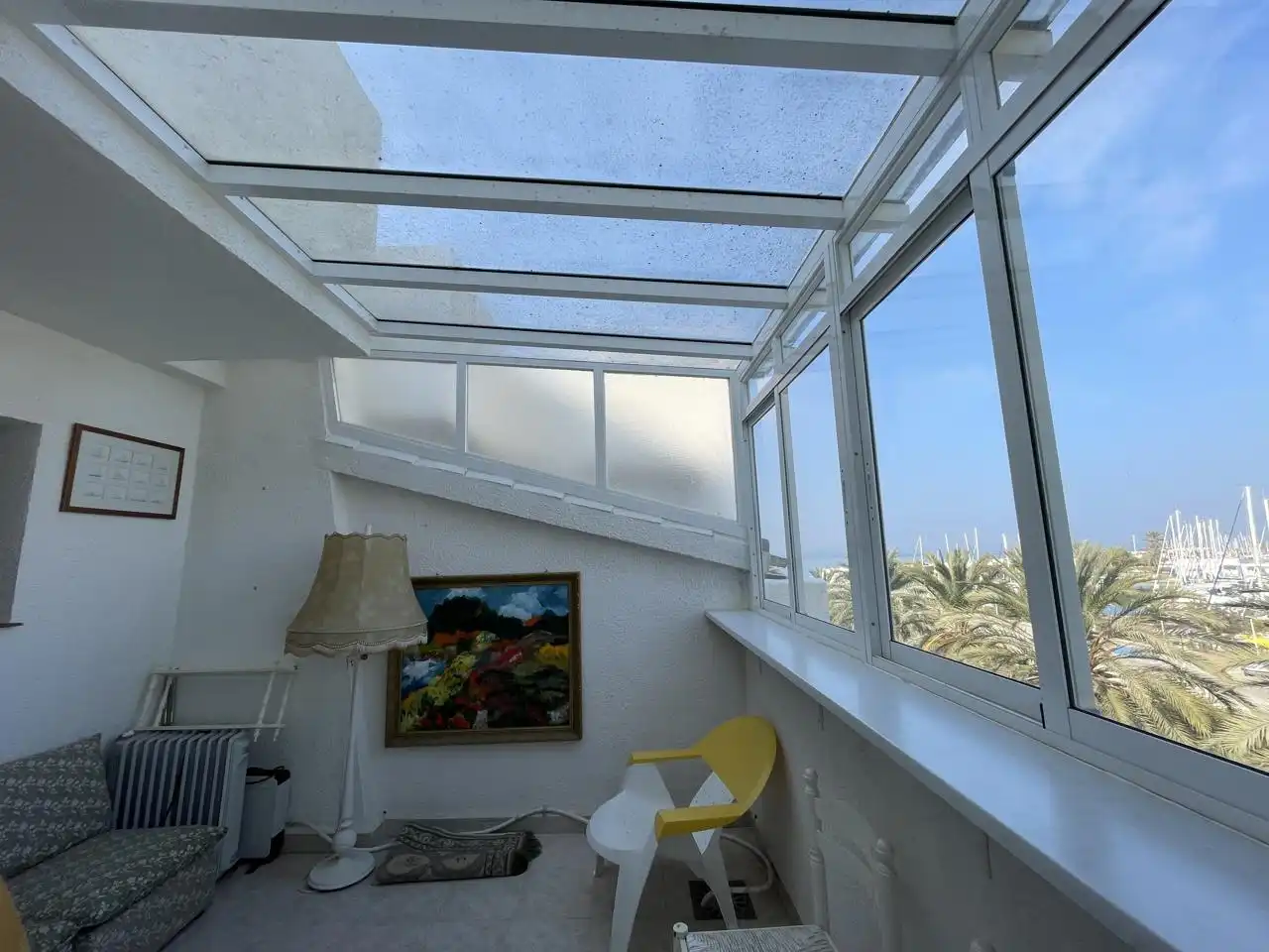 Balcony of Duplexes for sale in La Manga del Mar Menor  with Air Conditioner, Terrace and Swimming Pool