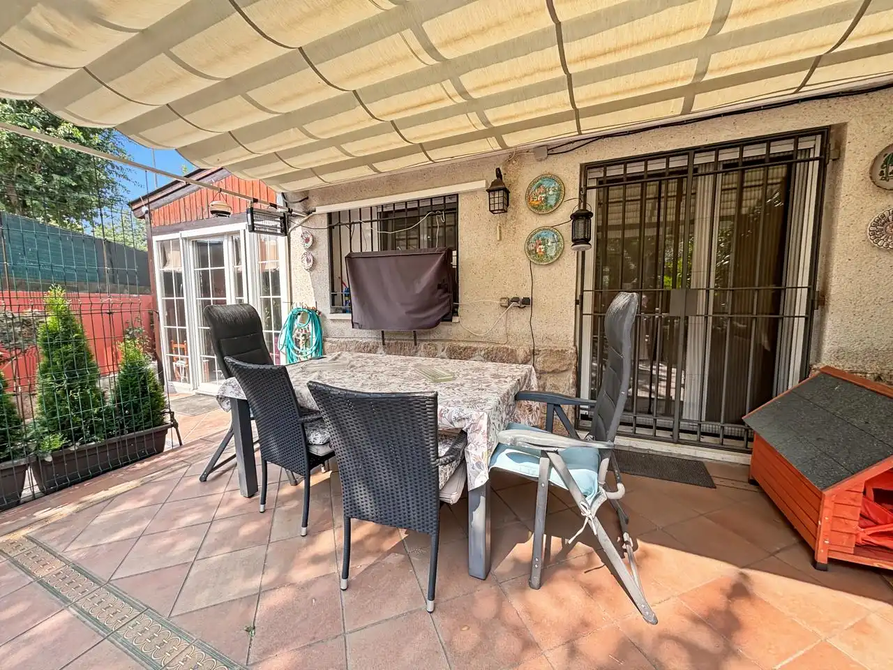Terrassa de Casa adosada en venda en Moralzarzal amb Aire condicionat, Calefacció i Jardí privat