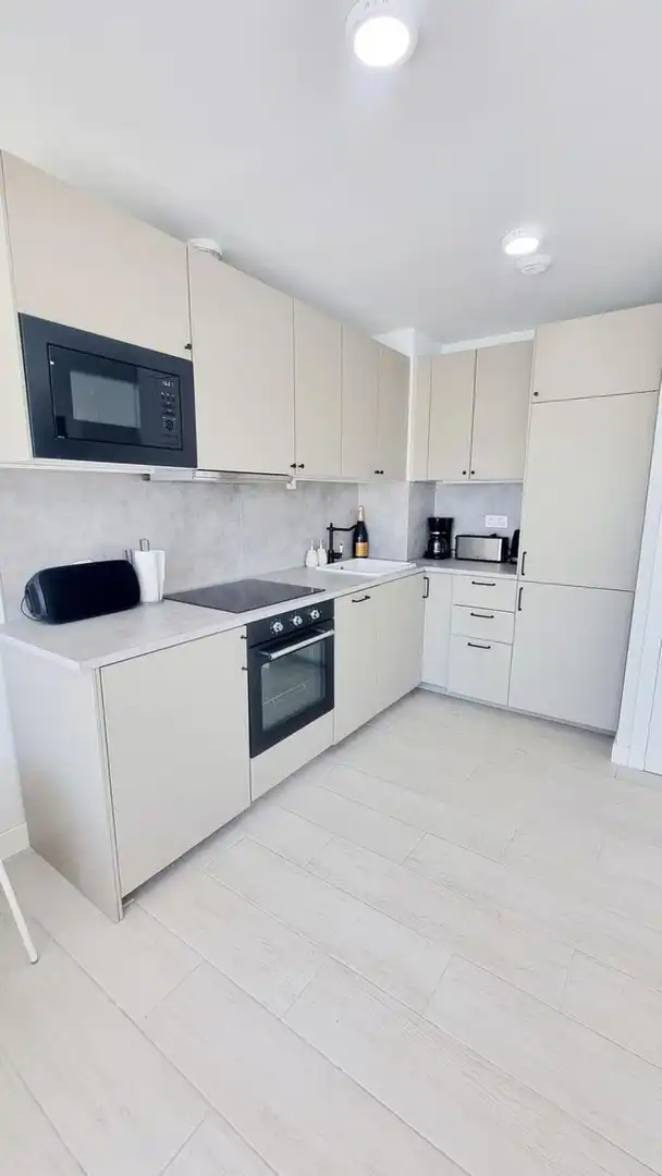 Kitchen of Attic for rent in Estepona  with Air Conditioner, Terrace and Swimming Pool