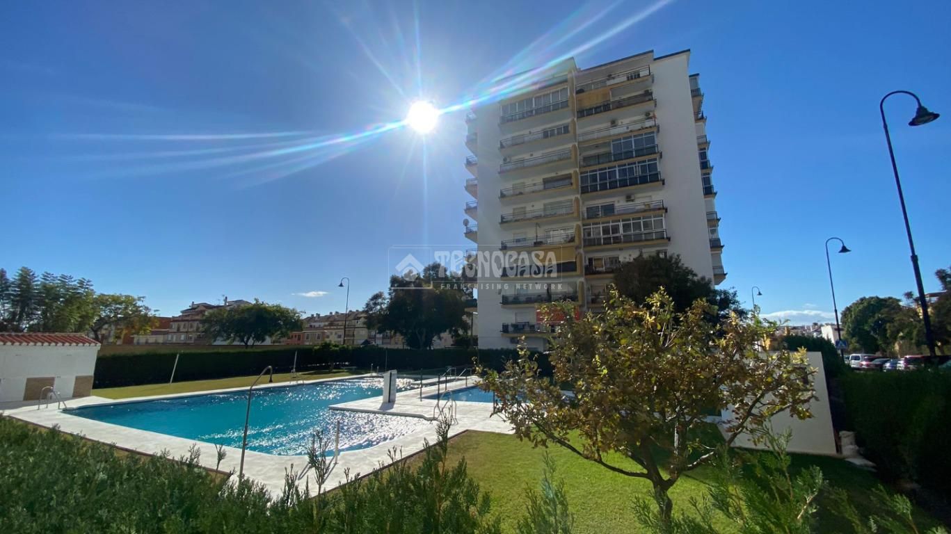 Exterior view of Flat for sale in Mijas  with Community pool
