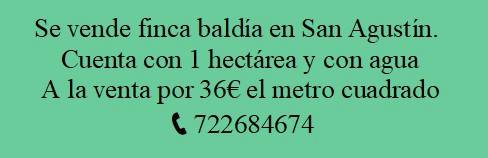 Terreno en Venta en San Agustín