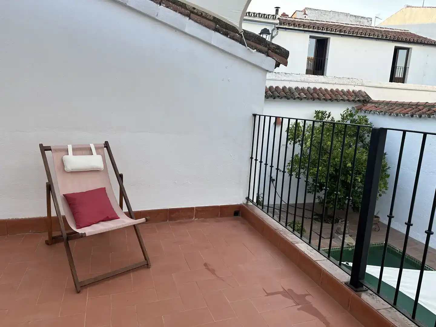 Terrassa de Finca rústica en venda en Cazalla de la Sierra amb Piscina i Balcó