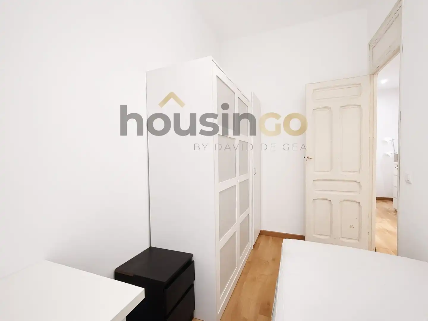 Schlafzimmer von Wohnung zur Miete in Barrio de Salamanca
