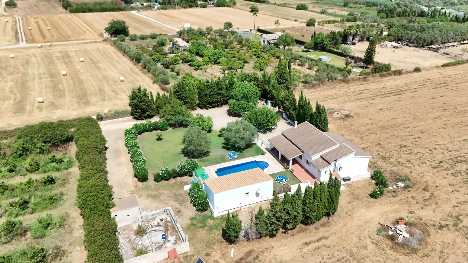 Garden of Houses for rent in Sa Pobla  with Air Conditioner, Heating and Private garden