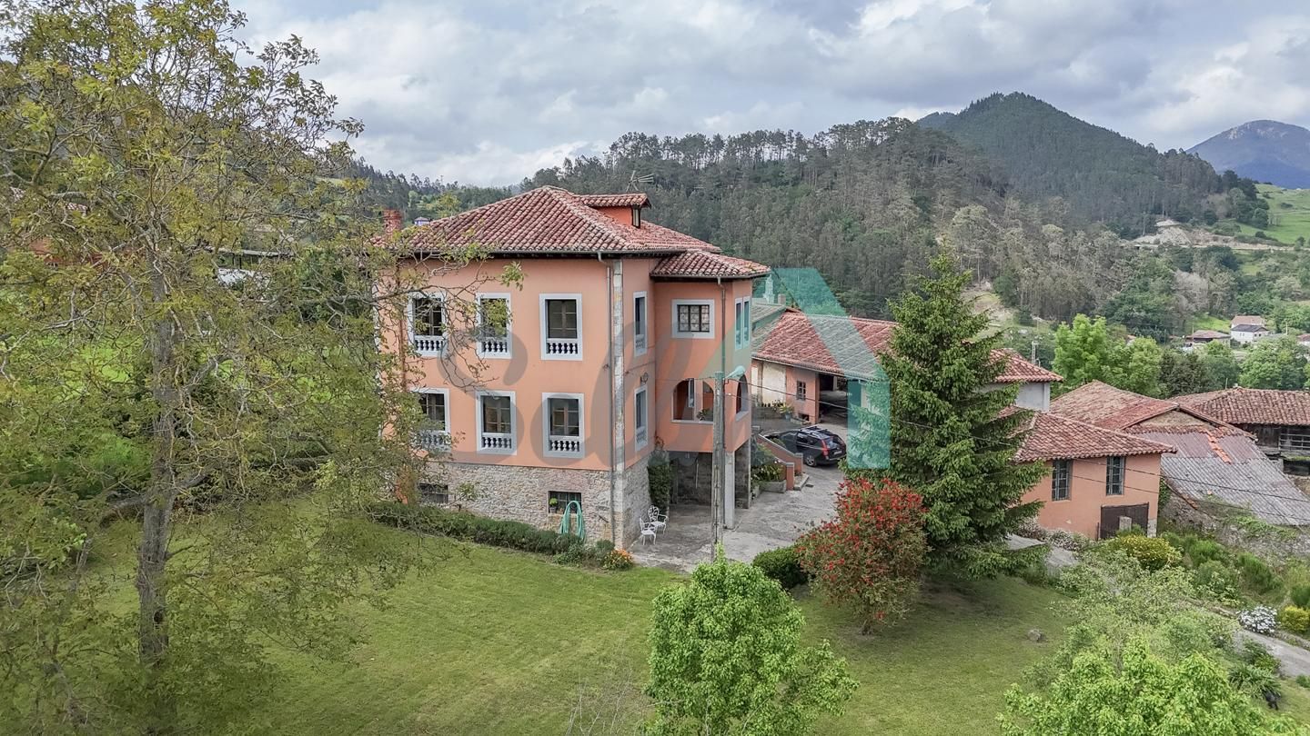 Vista exterior de Casa o chalet en venta en Salas con Calefacción, Jardín privado y Parquet