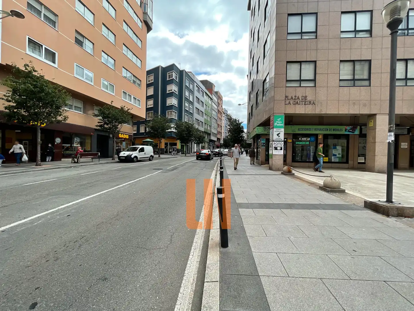 Vista exterior de Local de alquiler en A Coruña Capital 